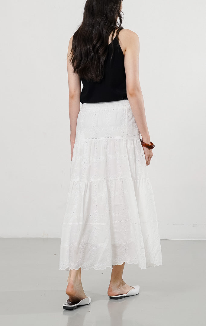Antonella Skirt White