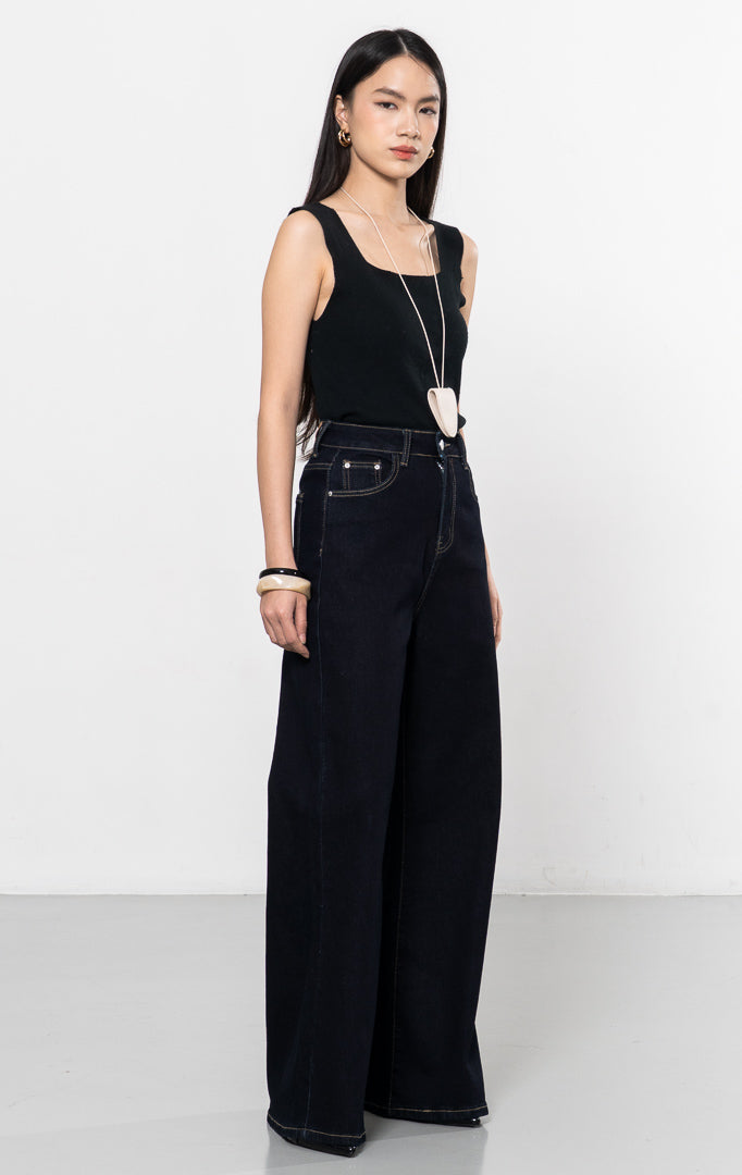 Hani Pants Dark Denim