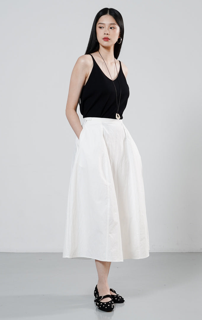 Casette Skirt White