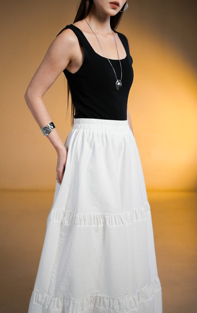 Seamus Skirt White