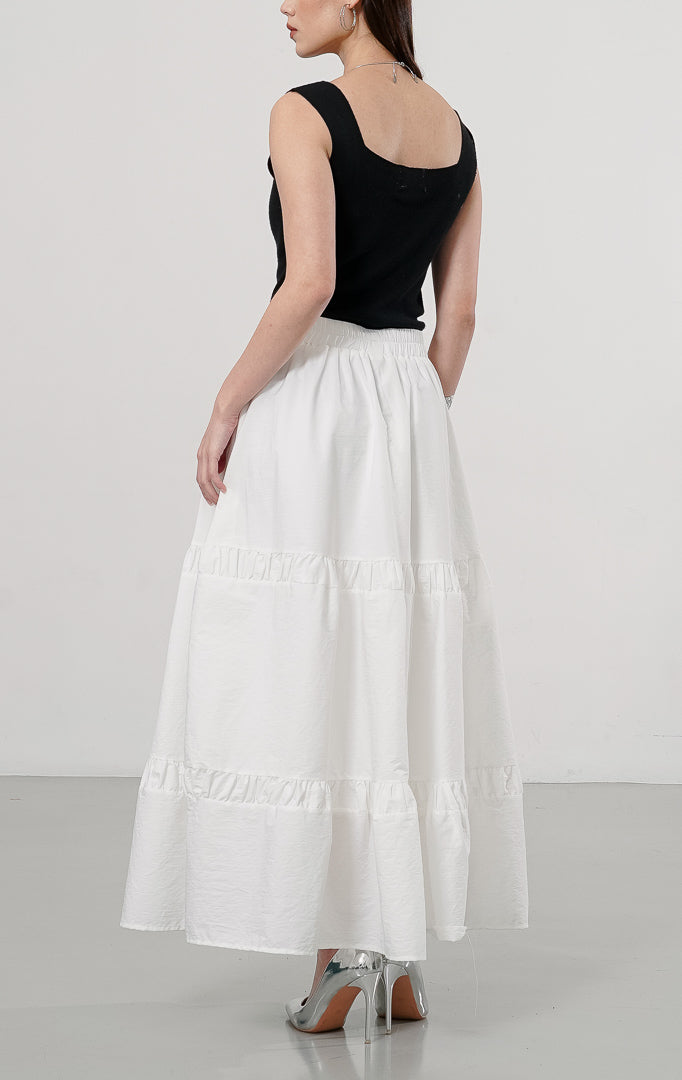 Seamus Skirt White