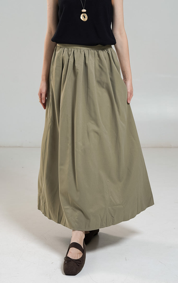 Orchidia Skirt Green