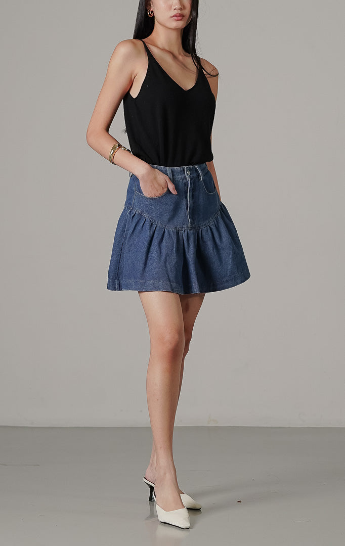 Nathalia Skirt Indigo
