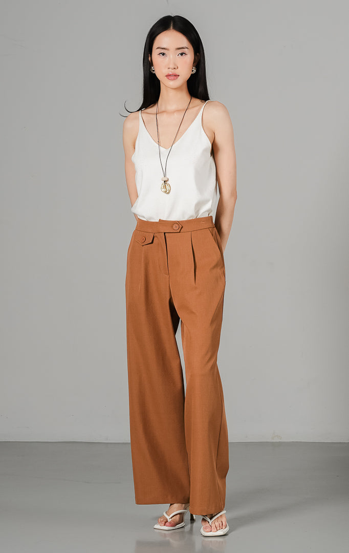 Margo Pants Brown Camel