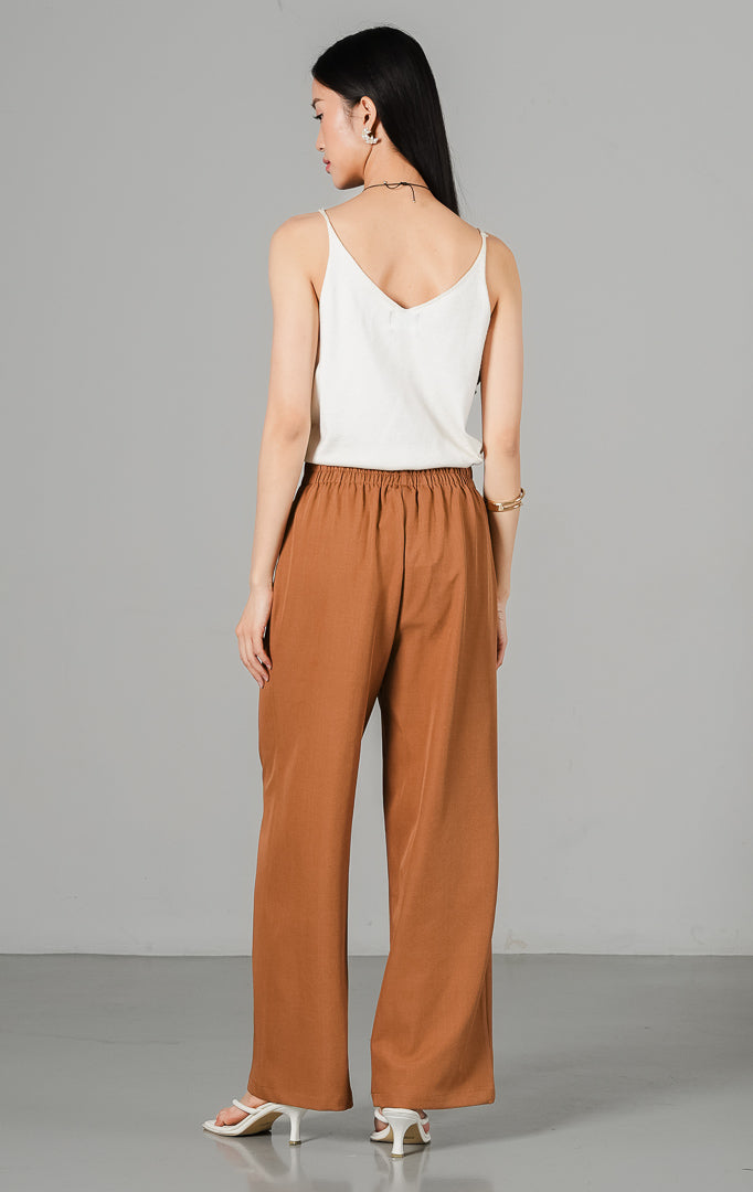 Margo Pants Brown Camel