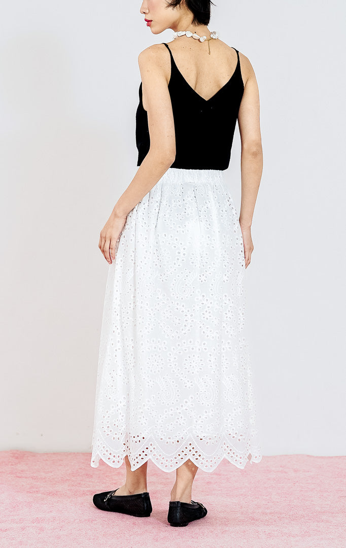 Kassidy Skirt White