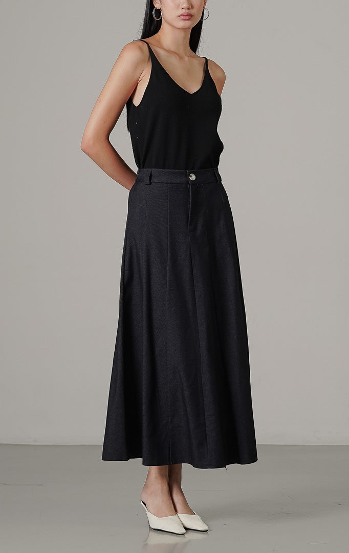 Ashton Skirt Dark Denim