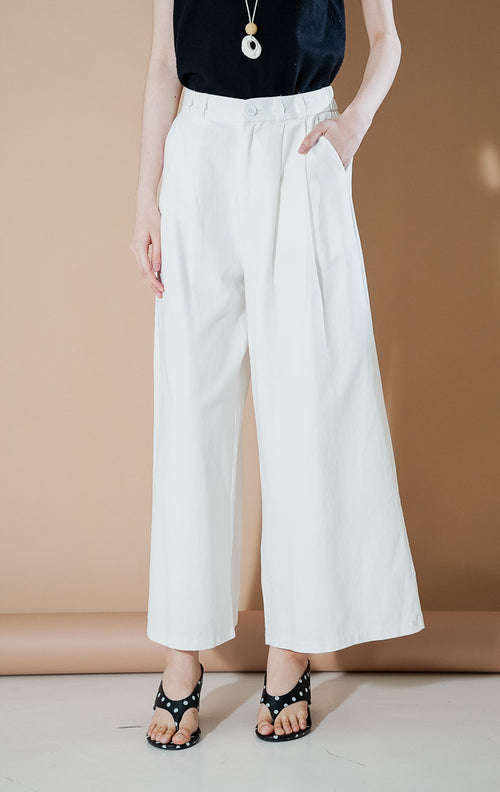 Credence Pants White