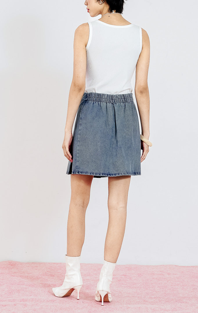 Calypso Skort Light Denim