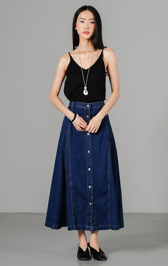 Solde Skirt Dark Denim