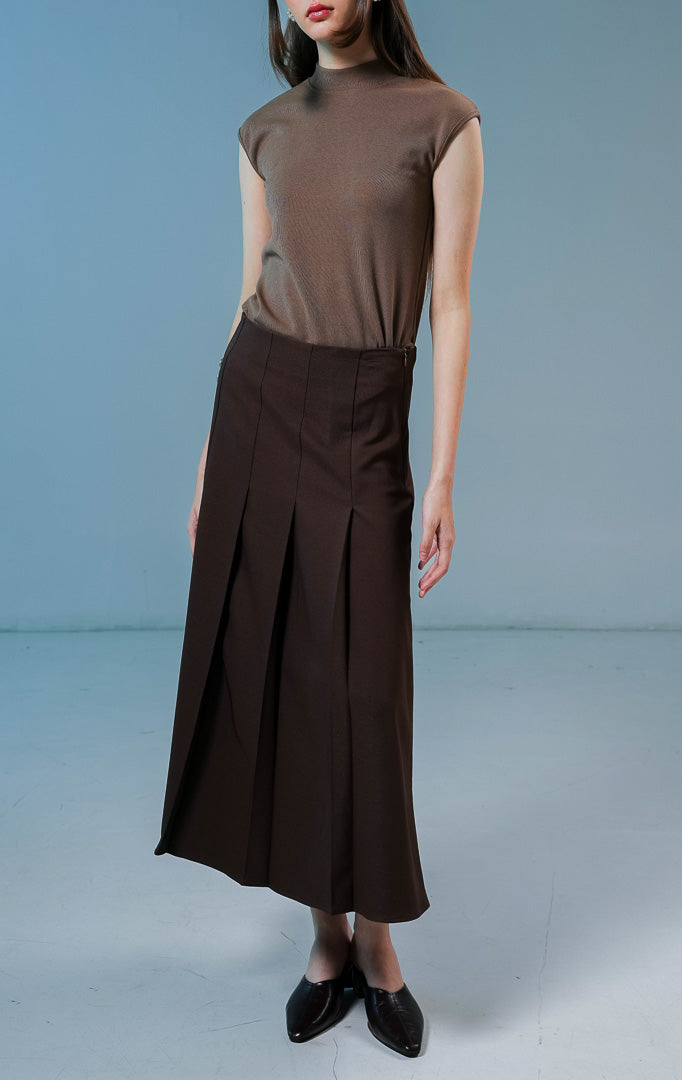Shannon Skirt Dark Brown