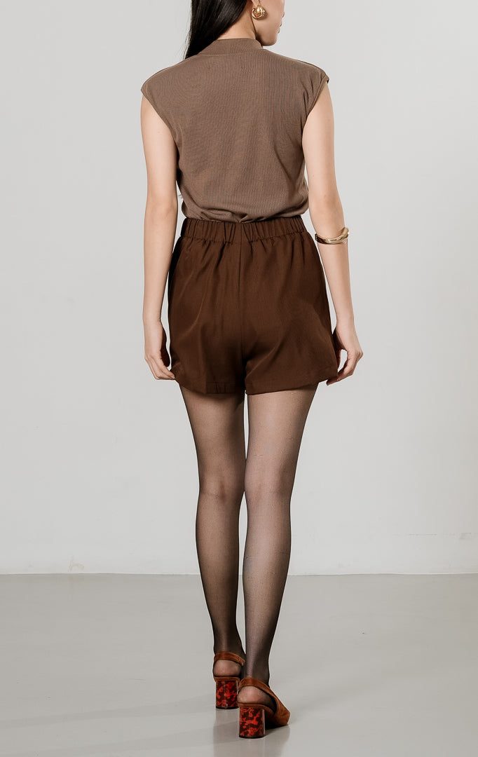 Sloane Skort Dark Brown