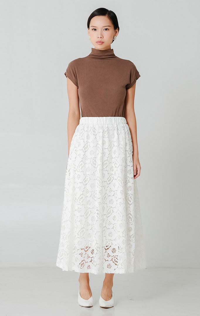 Shiori Skirt White