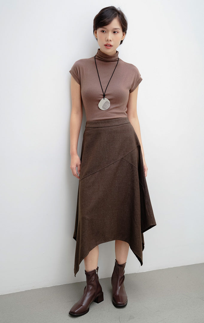 Austyn Skirt Dark Brown