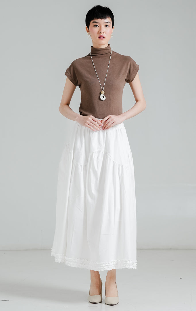 Lacey Skirt White
