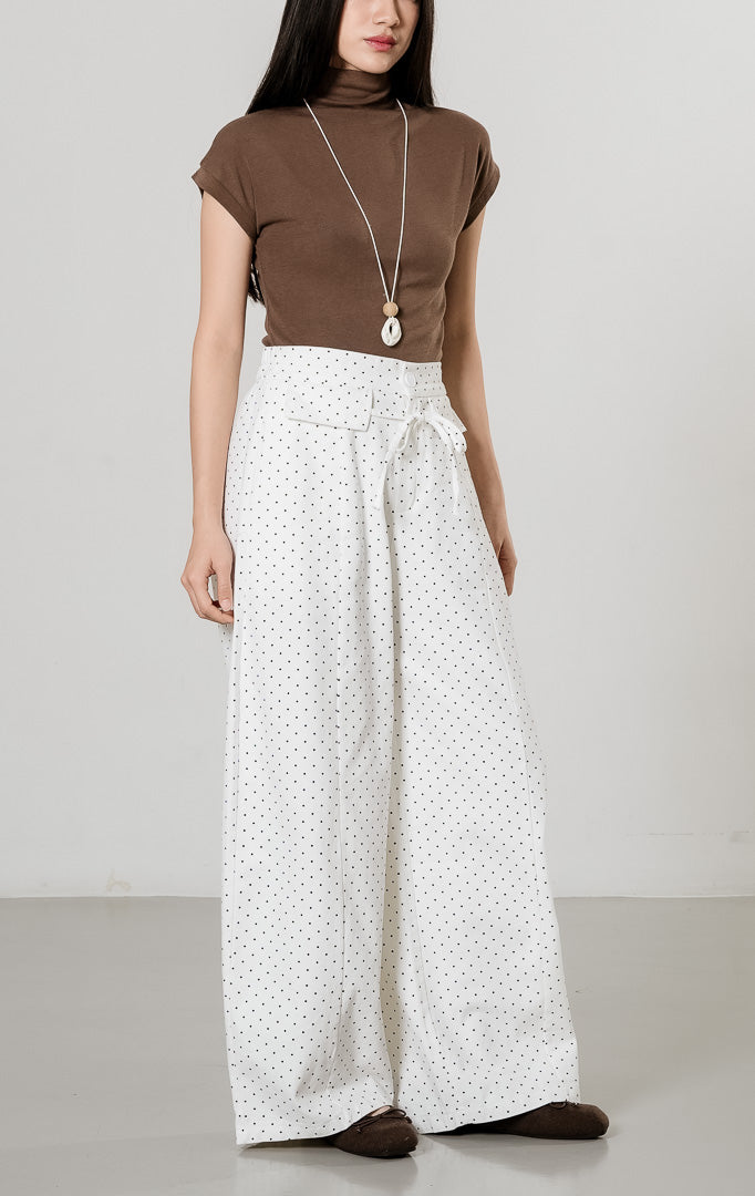 Evelyna Pants White