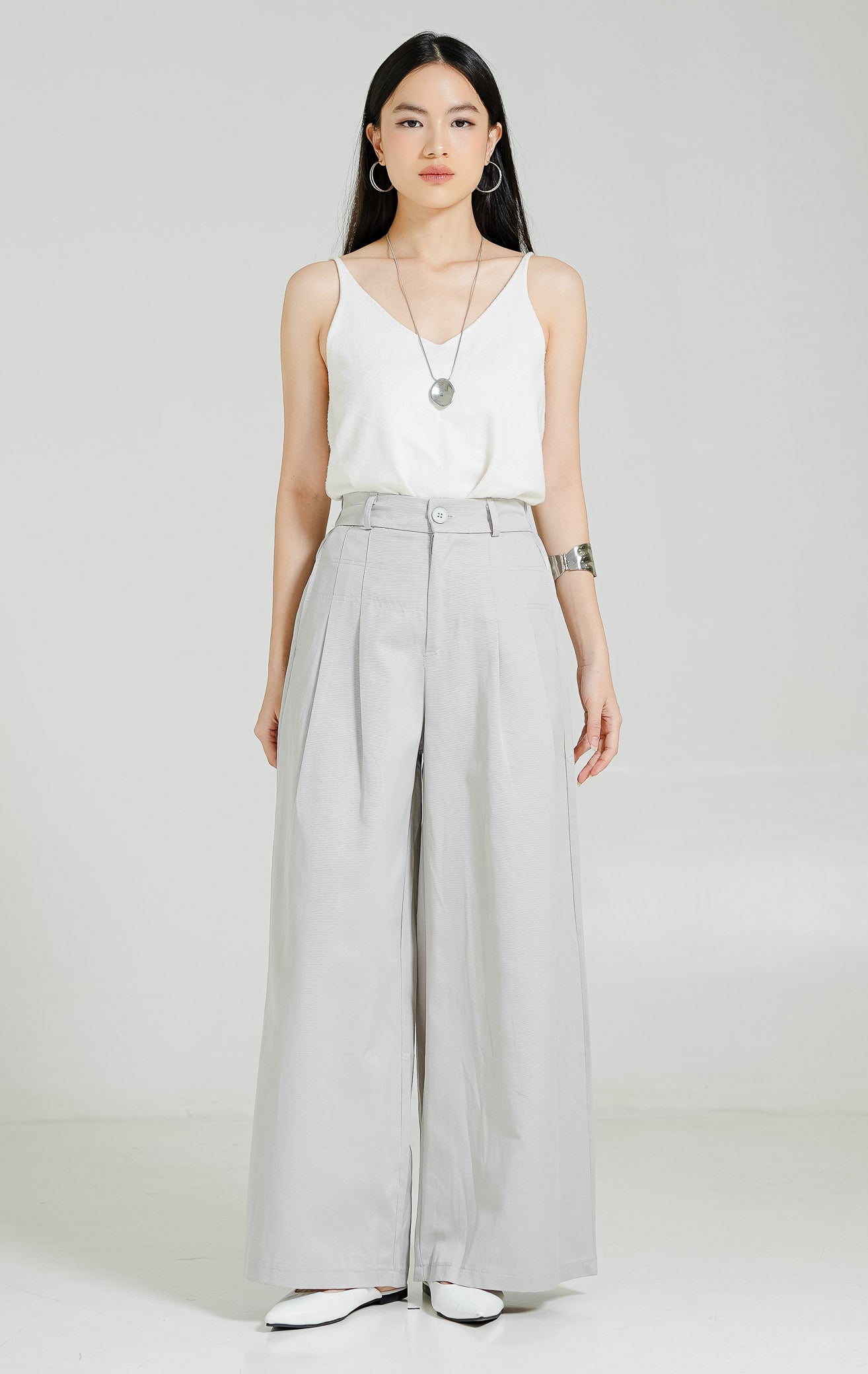 Fallon Pants Light Grey