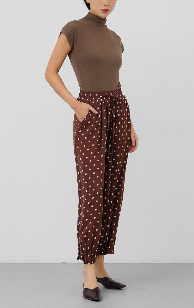 Dotsie Pants Dark Brown