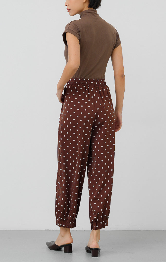 Dotsie Pants Dark Brown