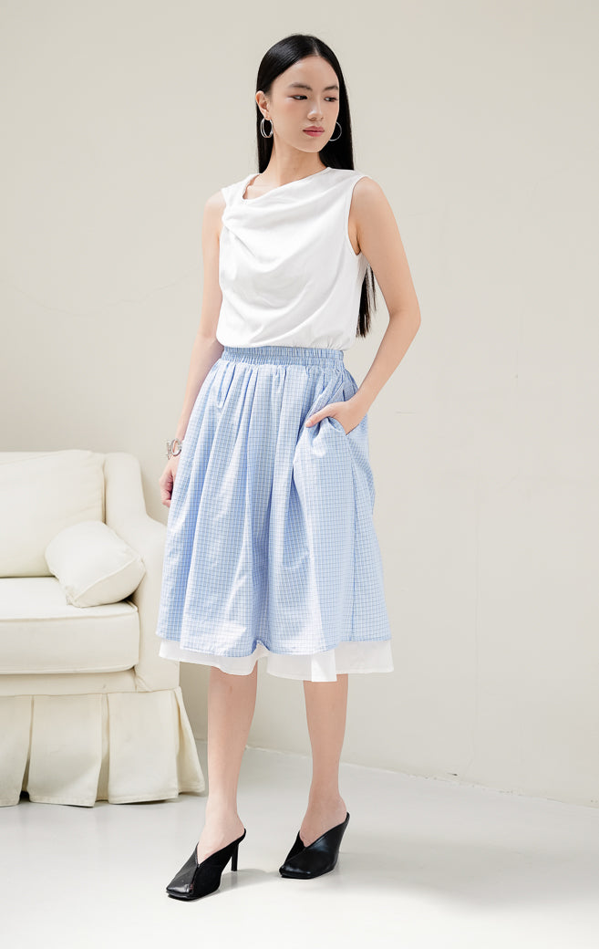 Feliciona Skirt Light Blue