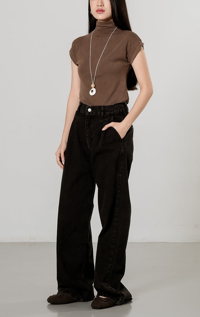Irenic Pants Black Denim