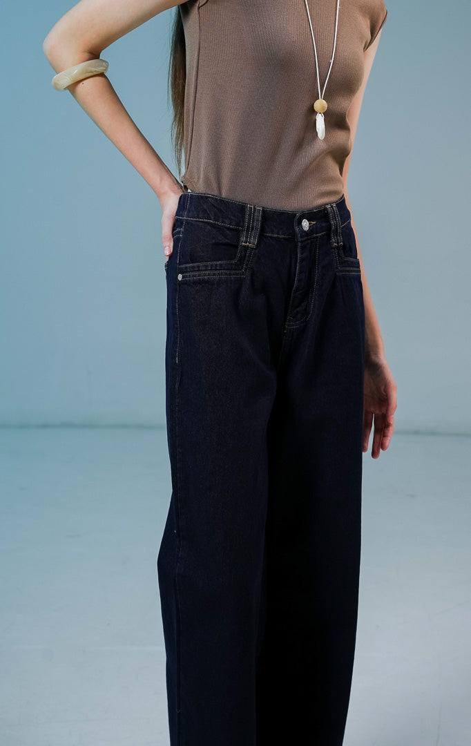 Anaide Pants Dark Denim
