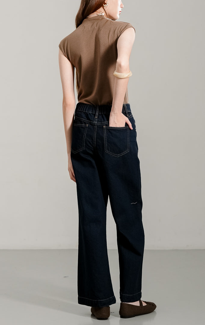 Anaide Pants Dark Denim