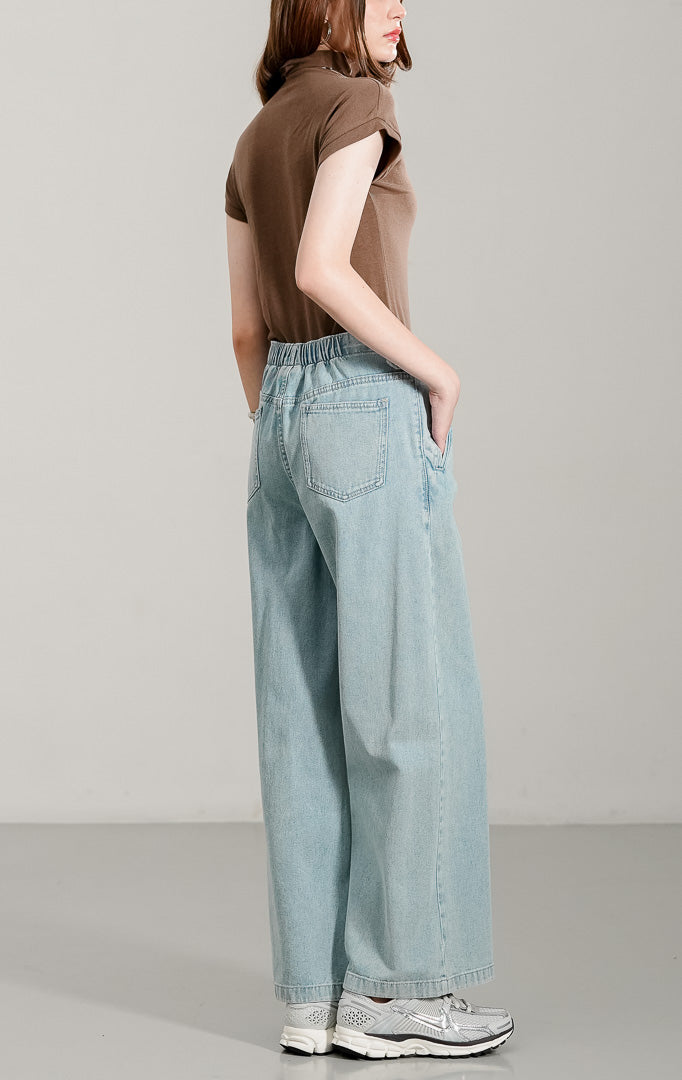 Luneth Pants Light Denim