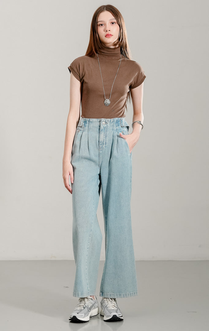 Luneth Pants Light Denim