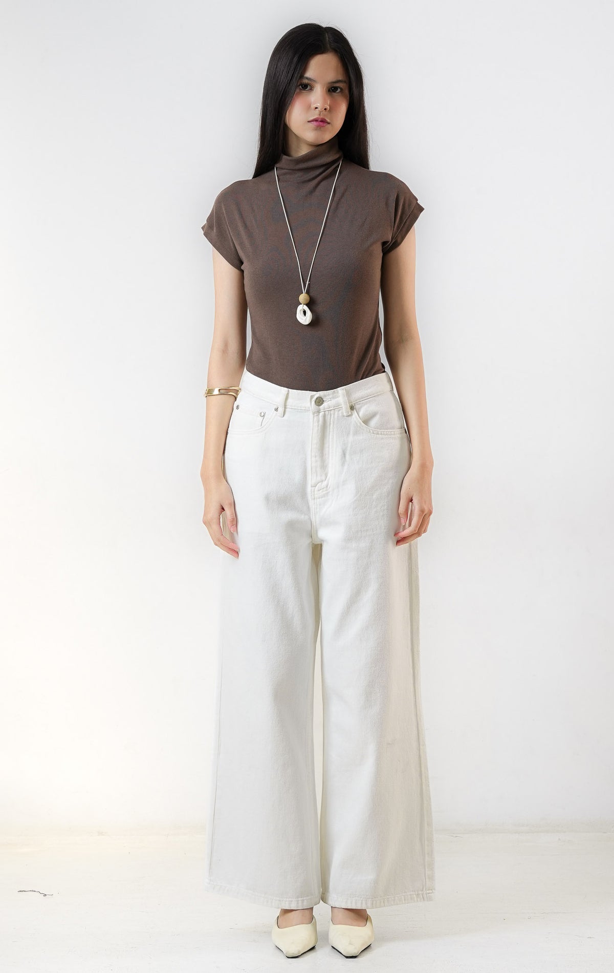 Ensley Pants White