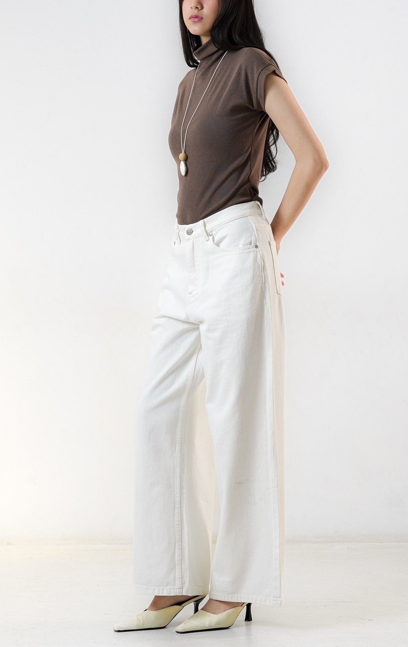 Ensley Pants White