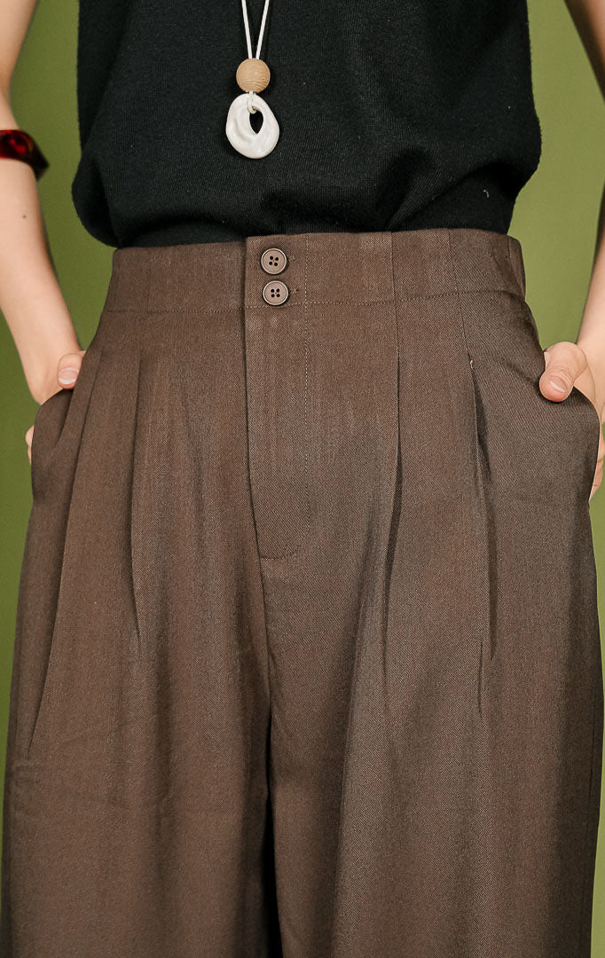 Vincent Pants  Brown