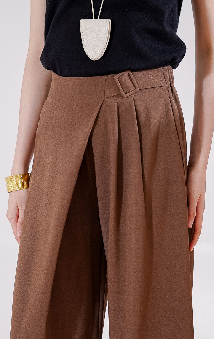 Ellen Pants Dark Brown