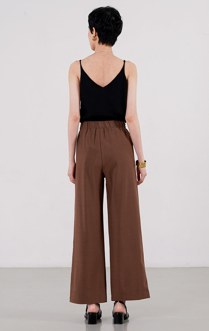 Ellen Pants Dark Brown