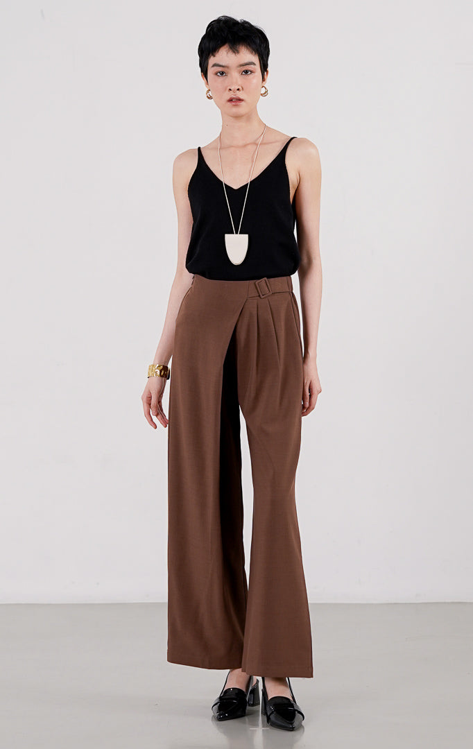Ellen Pants Dark Brown