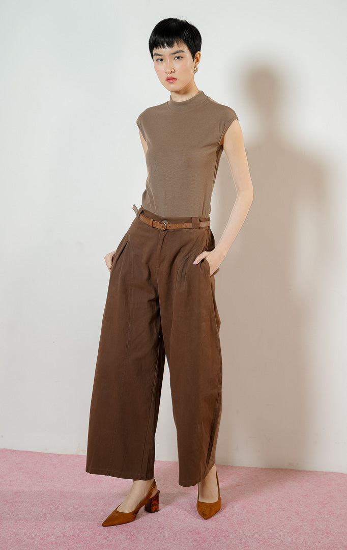 Regina Pants Dark Brown