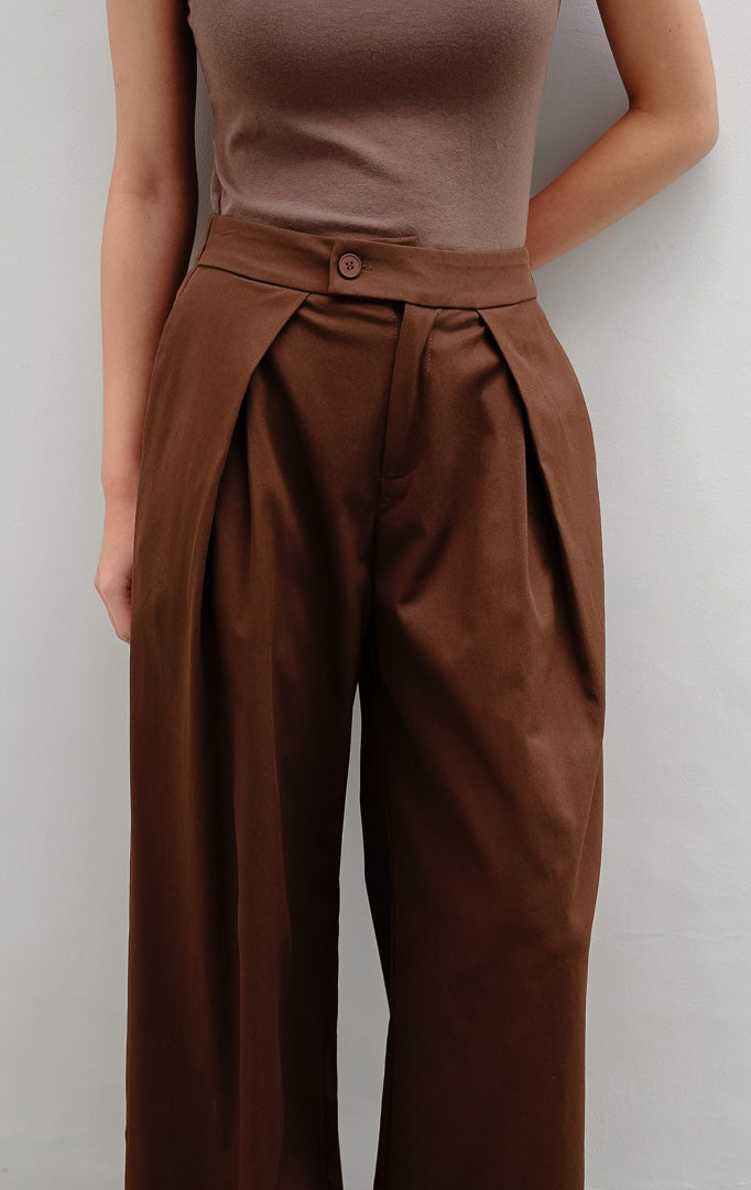 Jelson Pants Dark Brown