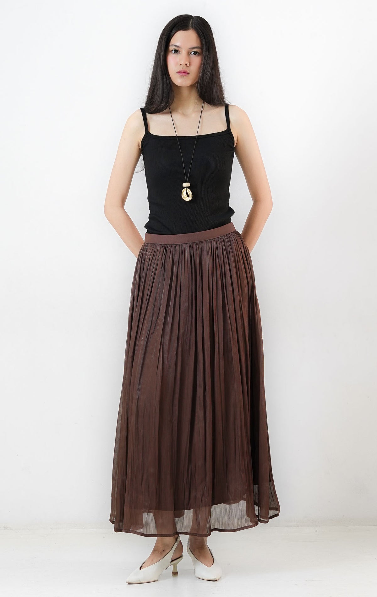 Sinclair Skirt Dark Brown
