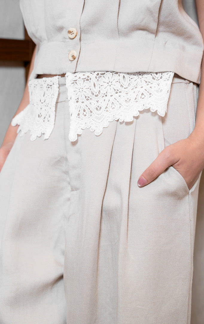 SF Camryn Pants Ivory