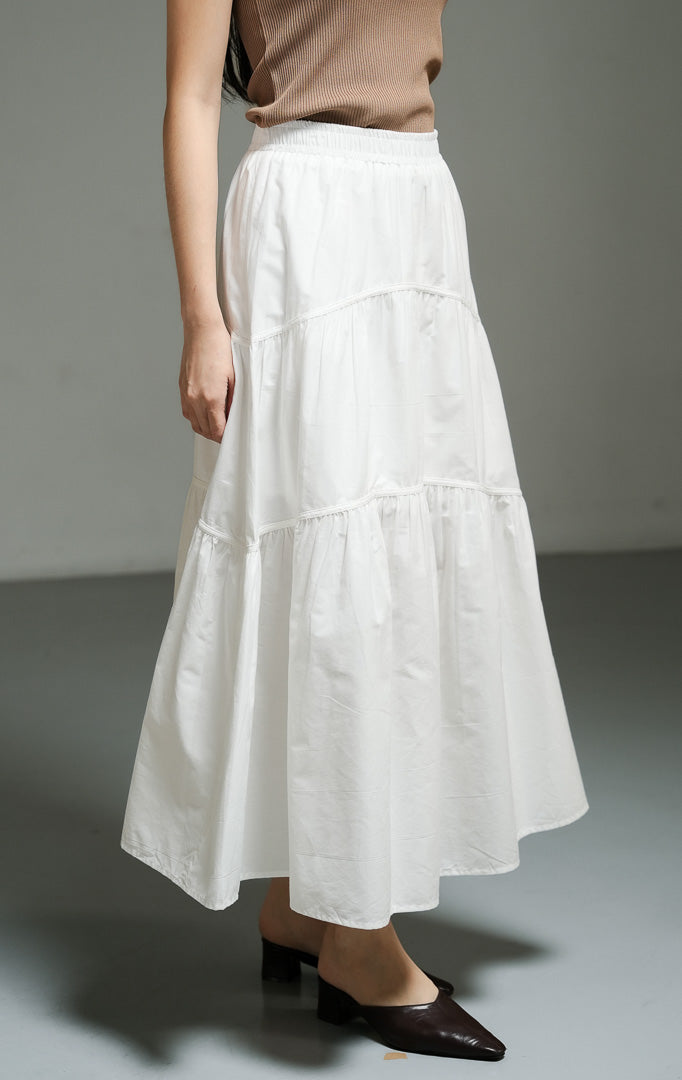 Okeanos Skirt White