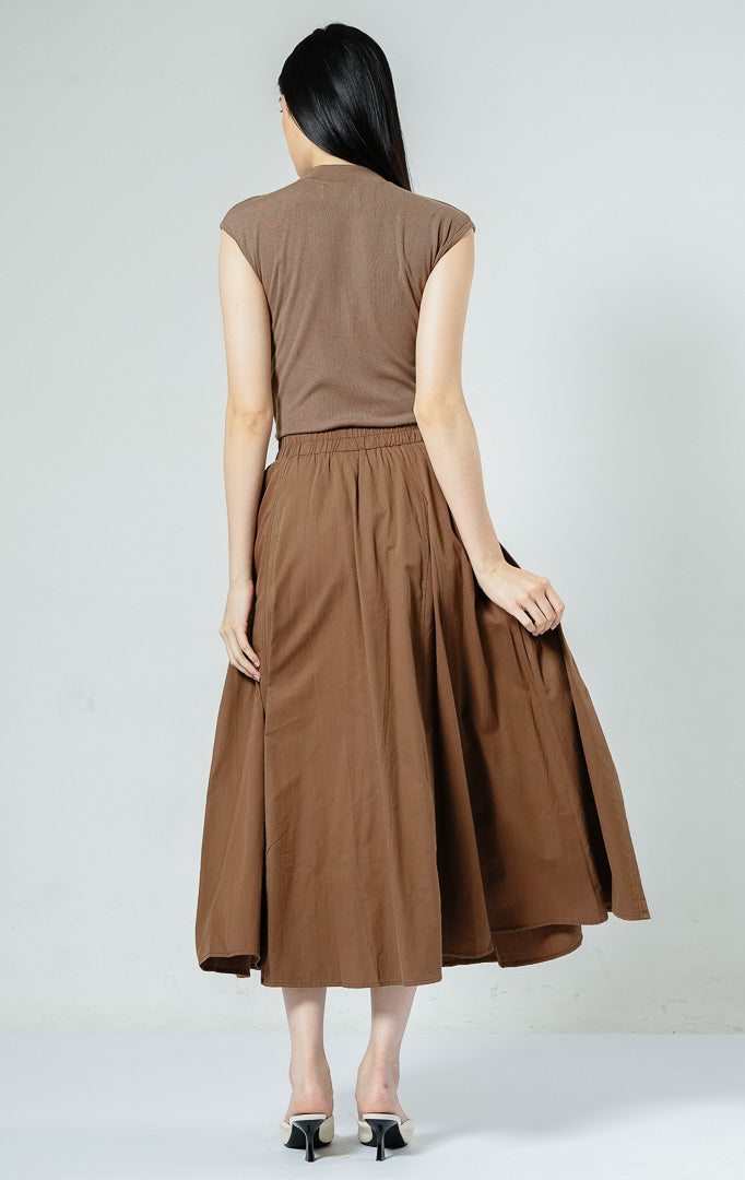 Ophelia Skirt Dark Brown