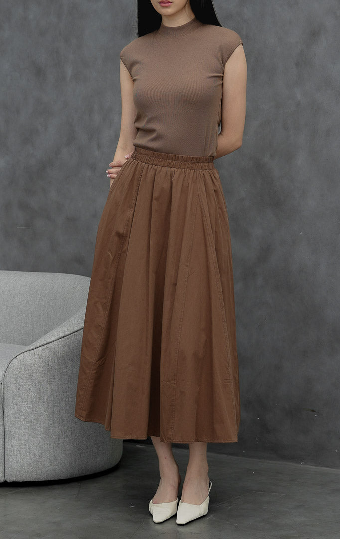 Ophelia Skirt Dark Brown