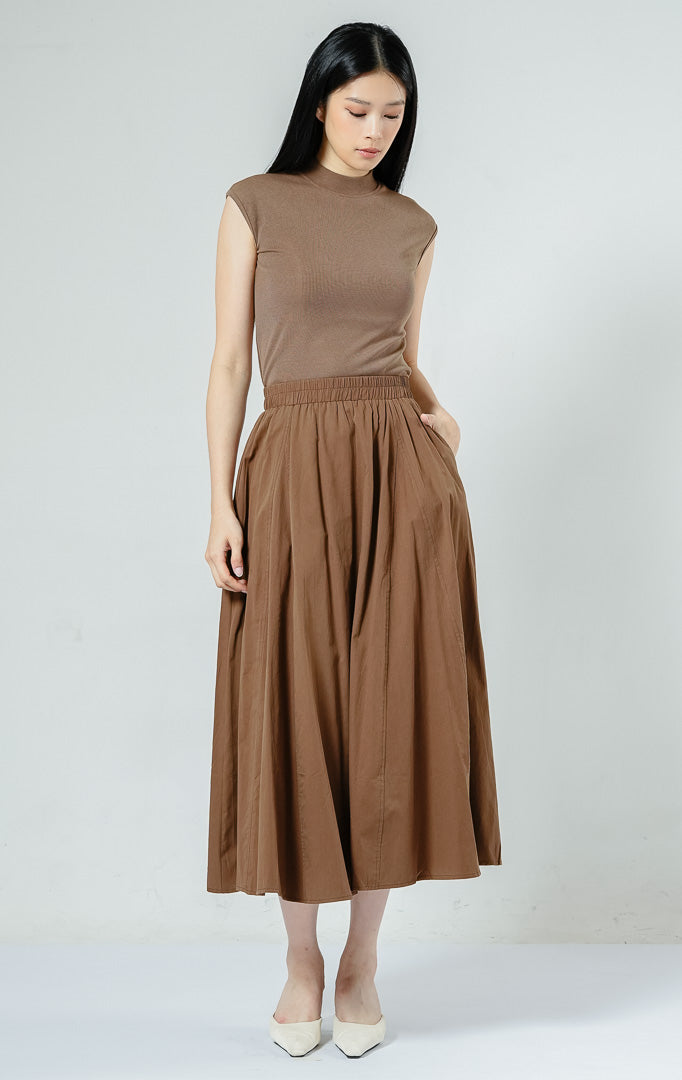 Ophelia Skirt Dark Brown