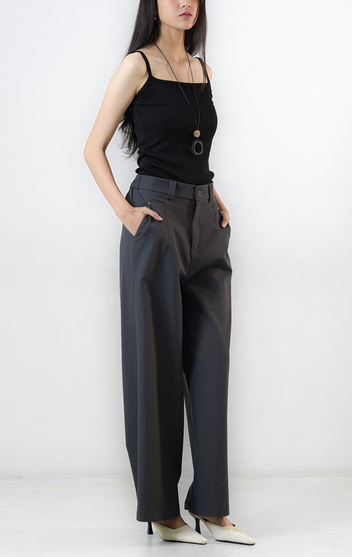 Sylvie Pants  Dark Grey