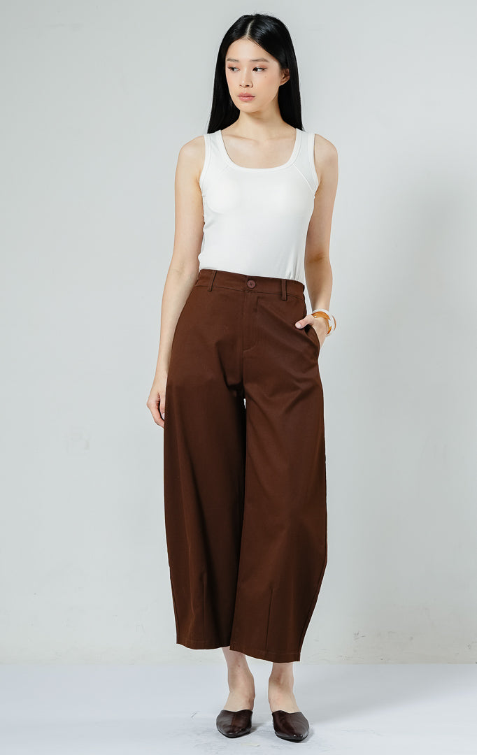 Coletta Pants Dark Brown