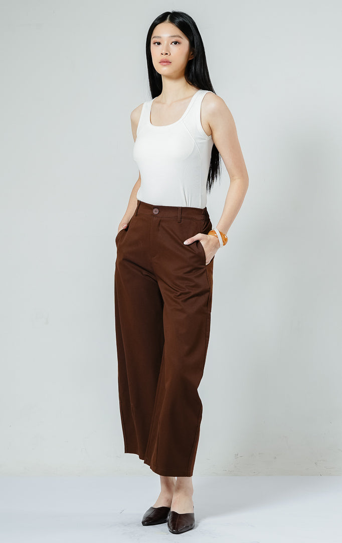 Coletta Pants Dark Brown
