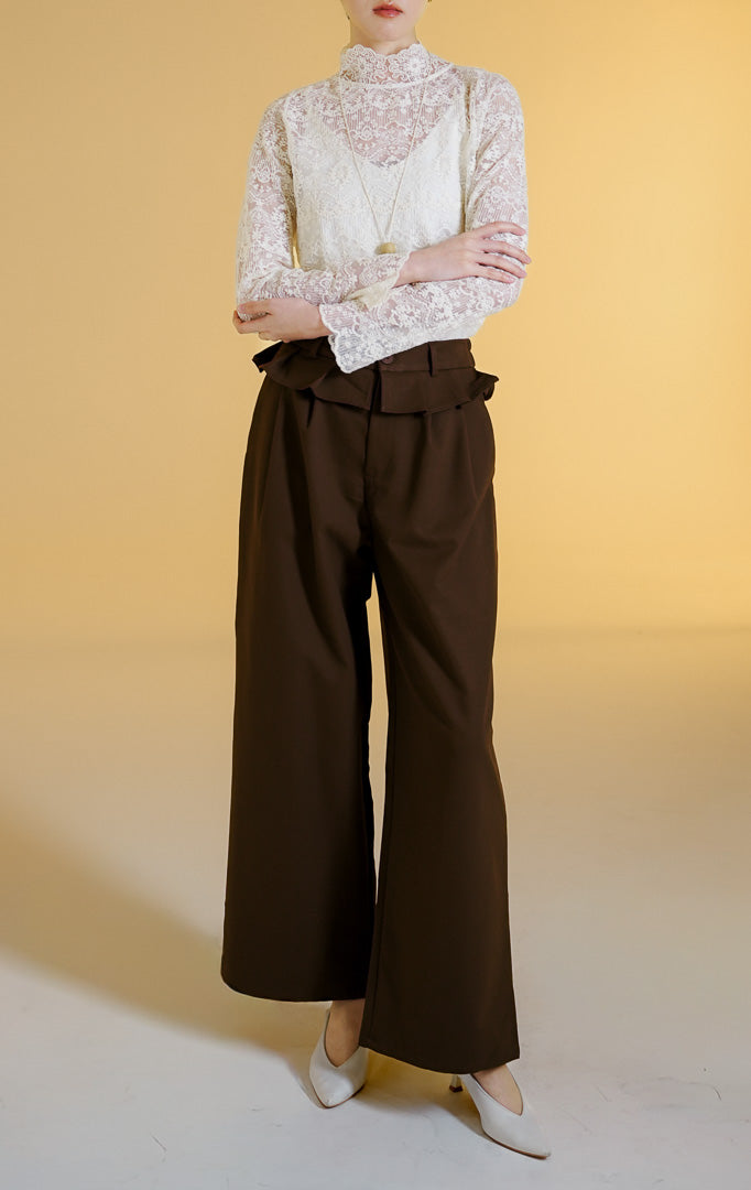 Estella Pants Dark Brown