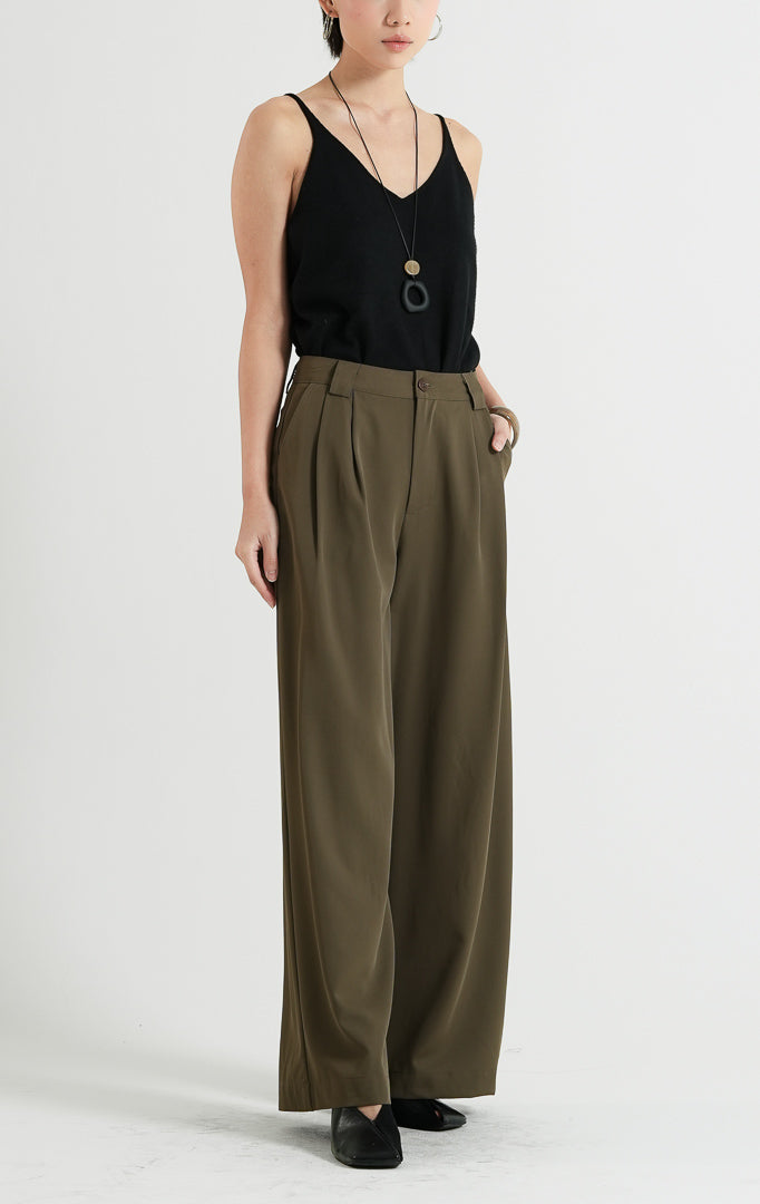 Veylia Pants Dark Brown