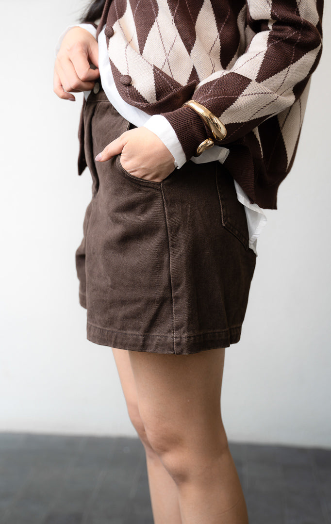 SF Oaklynn Pants Dark Brown
