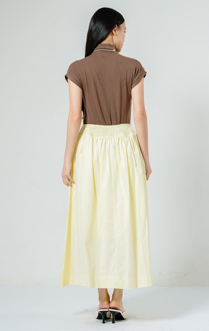 Alora Skirt Butter Yellow